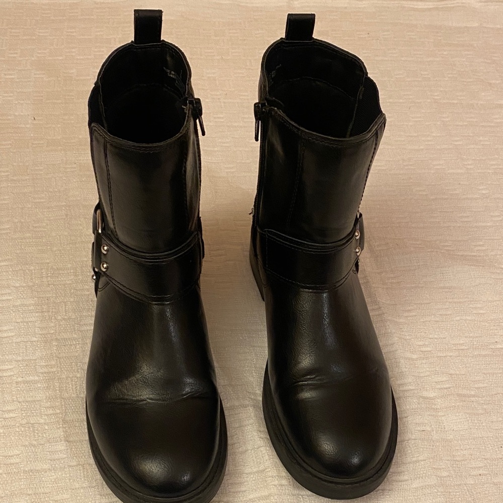 OLD NAVY Black Combat Boots